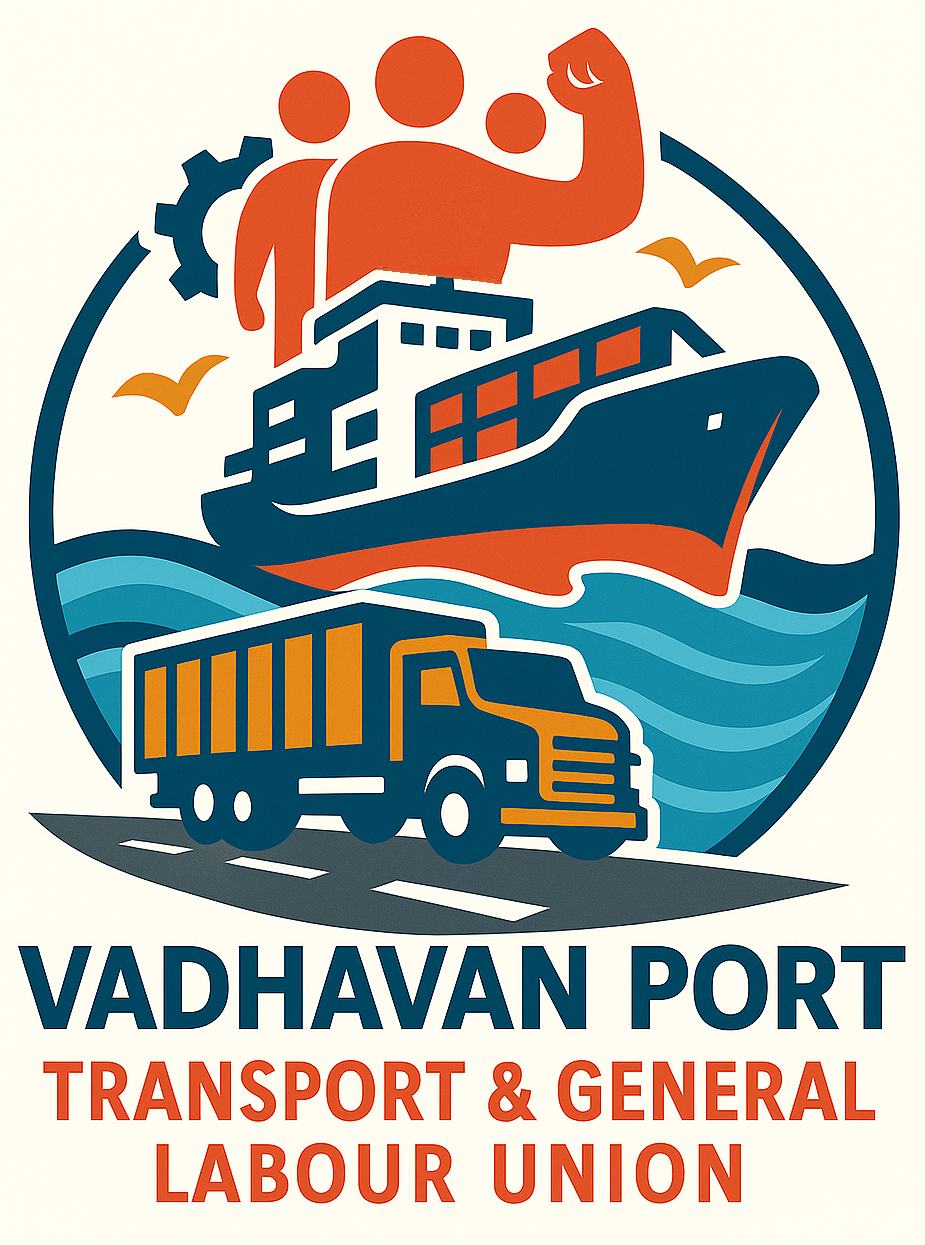 Vadhavan Port Transport & General Labour Union Logo